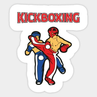 Kickboxing gift for kickboxer lover fan coach instructor Sticker